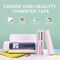 Clear Vinyl Transfer Paper Tape Roll-12 x 50 FT w/Alignment Grid Application Tape for Silhouette Cameo, Cricut Adhesive Vinyl for Decals,Signs, Windows, Stickers